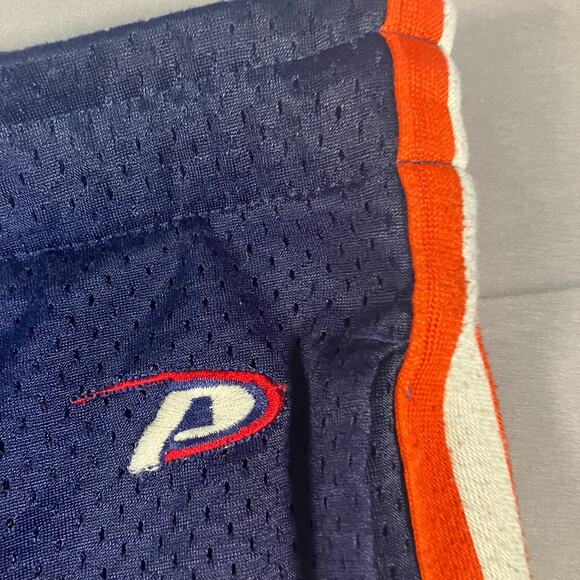 Illinois Fighting Illini Pro Player Men’s XXL NCAA Basketball Shorts Navy Orange - Picture 9 of 15